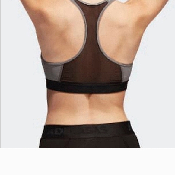 Adidas XL mesh racerback sports bra XL discontinued - Picture 2 of 4